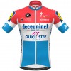 Completo Maglia + Pantaloncino con bretelle 2020 Quick-Step Floors Lussemburgo Campioni N001